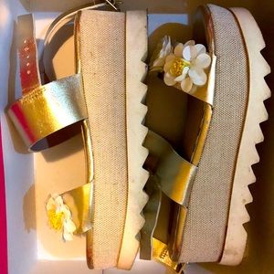 Betsey Johnson Sunflower Sandal